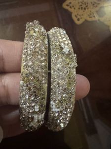 Sparkling Bangle Set And Finger Rings