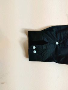 men&#39;s premium party wear black shirt