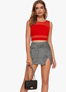 PRICE DROP🕹Red Net Crop Top
