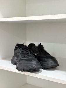 Zara Men Jet Black Sneakers