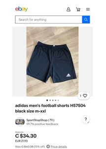 Adidas Black Climalite  Running Short