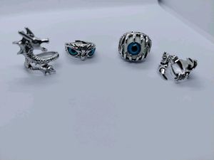 4 Pc Combo Rings