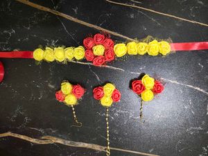 Floral Jewellery(Chokar Set)