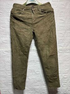Zara Man Olive Green Corduroy Pants