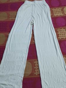 White Plazo Pants