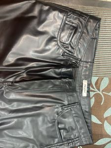 leather cargo pants