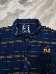 Striped Button-Down Shirt