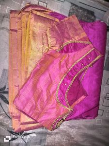 Elegant Purple Saree