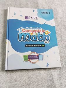 Class 5 Maths Practice Workbook