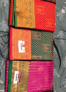 A New Brand Copper Silk  Saree 3