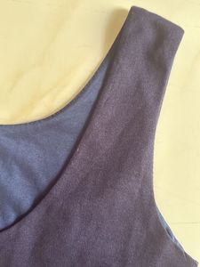 Navy Blue Fit &amp; Flare Dress