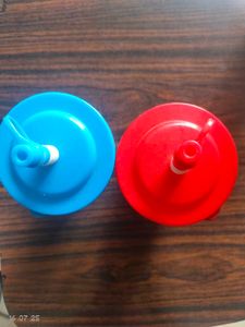 Frozen &amp; Mickey Mouse Tumbler Cups Set Of 2