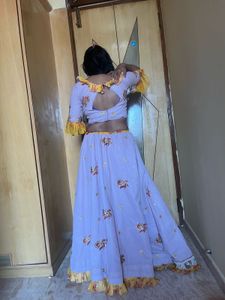 Lilac Lehenga Choli Set