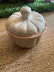 Pumpkin Spice Ceramic Jar