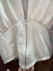 Trendy Hooded Corset Sweatshirt