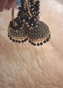 Black Color Earrings