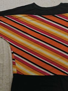 Striped Dolman Top