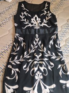 Georgette Embroidery One Piece Dress