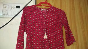 Floral Print Tunic Top