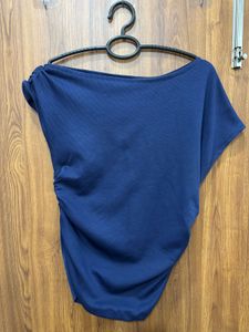 Chic Navy Blue Top