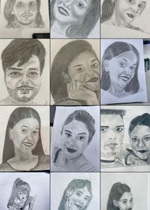 Pencil Portrait Sketches