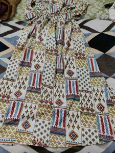 Patterned Maxi Dress