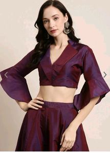Alia Bhat Inspired Peacock Color Beautiful Stylish