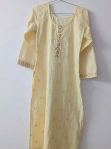 Elegant Yellow Kurta