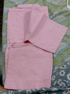 Pink Khadi Cotton Kurta Totally New