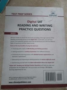 Digital SAT reading And Writing Practice Questions