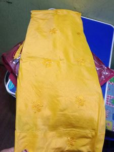 Floor Length Yellow Suit Set