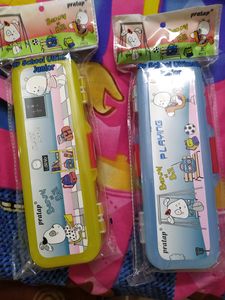 Kids Favourite cartoon print, double side pencil box(new with cover&price)