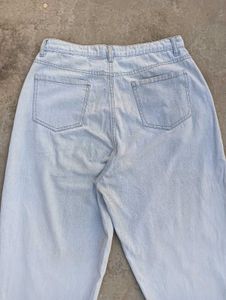 Light Wash Baggy Jeans womens