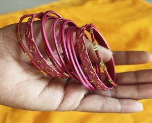 Pink Bangle Set
