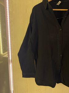 Black Two-Piece Set Pure Cotton