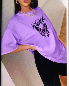 Purple Printed Tshirt