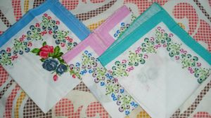 PRINTED HANKERCHIEFS (PACK OF 3) In Just 50coins.