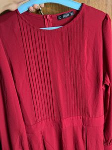 Elegant Red Maxi Dress