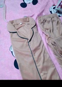 Cute Satin Pajama Set