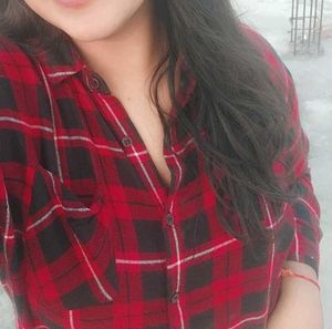 Red &amp; Black Plaid Flannel Shirt