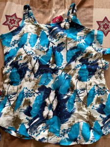 Printed Sleeveless Top