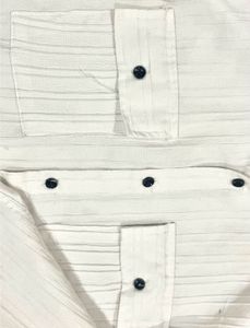 beautiful white Striped Casual Shirt