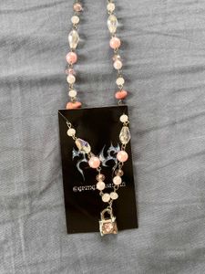 Beaded Lock Necklace