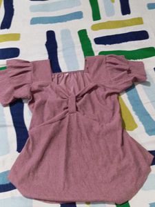 Dusty Rose Sweetheart Top