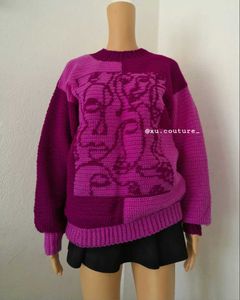 Crochet The Faces Sweater