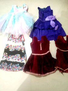 Girls Frock Combo