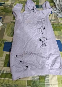 A Hoodie Long Dress