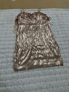 Bohot Sundar Gold Dress