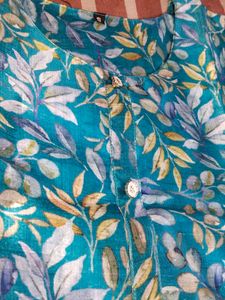 Floral Print Kurta
