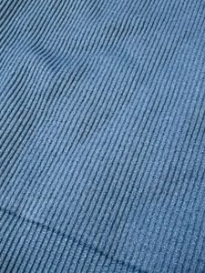 H&amp;M Blue Ribbed Cropped Tank